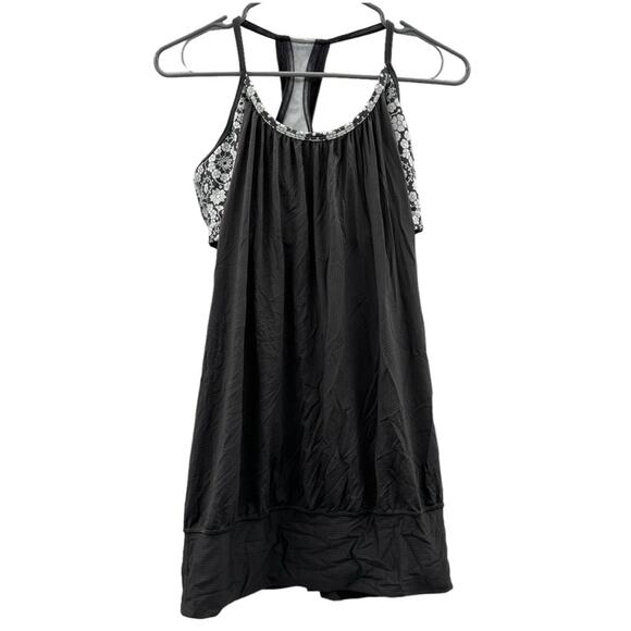 Lululemon No Limits Tank Top in Soot Light / Twiggy Printed‎ Nimbus Sz S - Picture 1 of 7